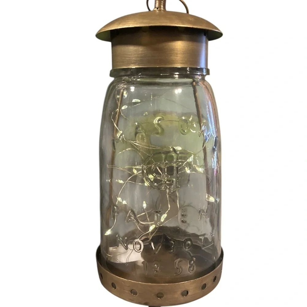 C.T.W. Home Collection Brass Lantern